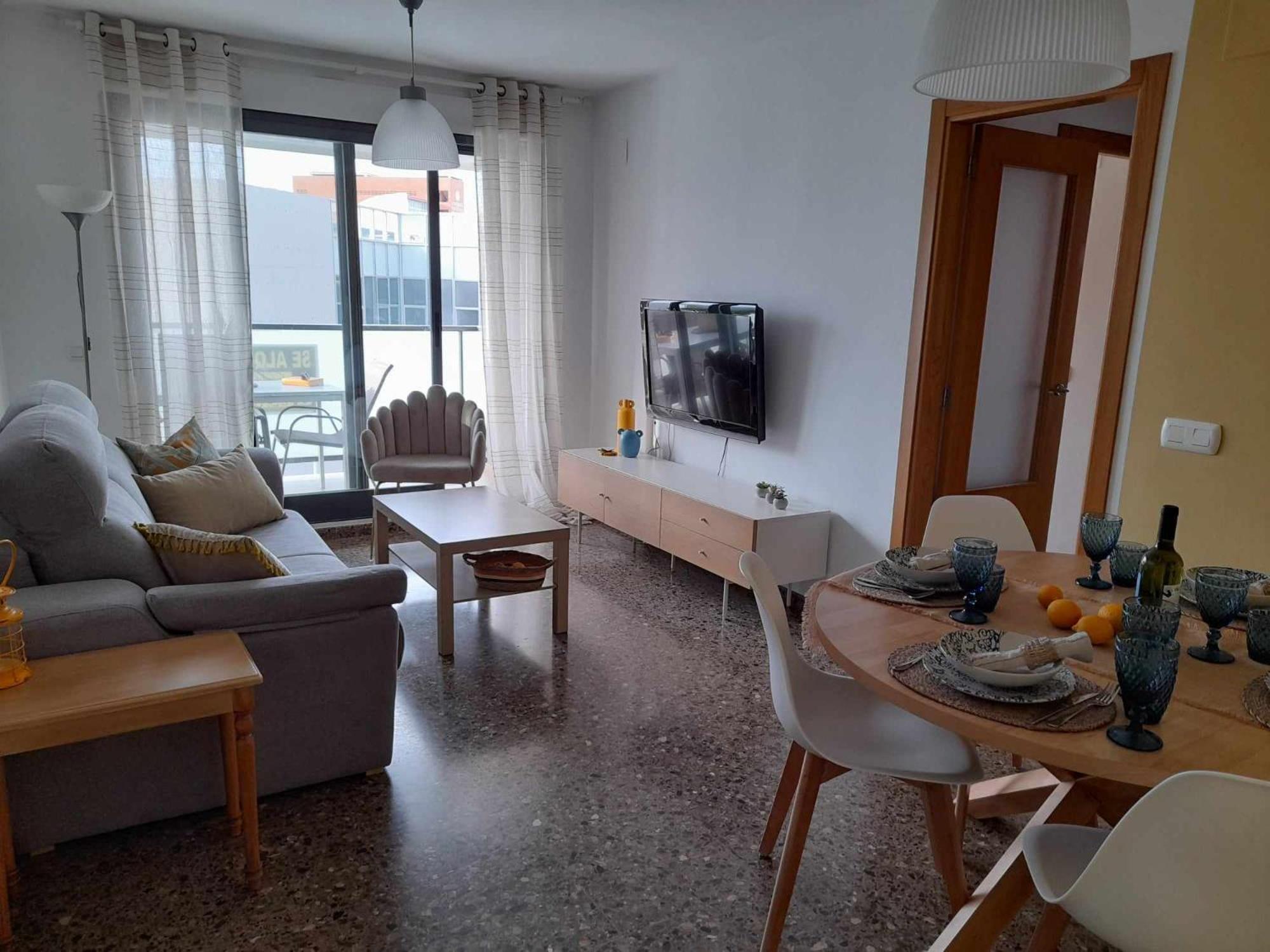Apartament Ambar Gandia Playa-Grao Con Piscina Parking Ideal Para Familias Exterior foto