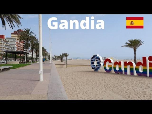 Apartament Ambar Gandia Playa-Grao Con Piscina Parking Ideal Para Familias Exterior foto